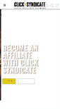 Mobile Screenshot of clicksyndicate.com